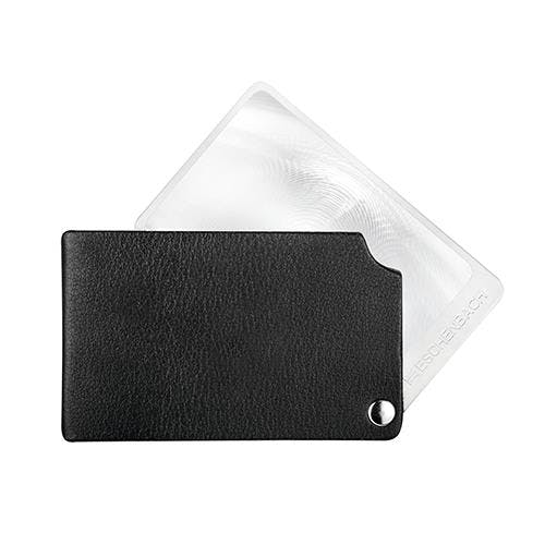 エッシェンバッハ光学 ポケットルーペ(角型/ブラック) x2.5/48x74mm EA756B-93 4550061881972【別送品】