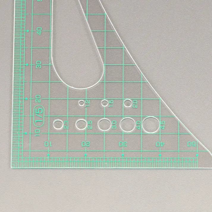 クロバー(Clover) 1/5 縮尺定規 EA720YG-88 4550061884935【別送品】