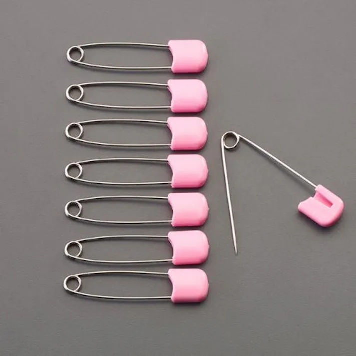 クロバー(Clover) 安全ピン(8本) 43mm EA762FC-111 4550061884942【別送品】