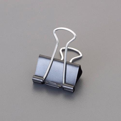 バインダークリップ(40個) 32mm/80枚 EA762FB-47 4550061912713【別送品】