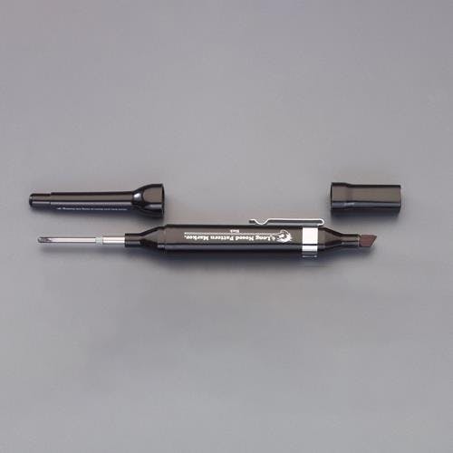 ロングノーズ油性マーカー [黒] 3.0mmx47mm EA765MT-31 4550061917343【別送品】