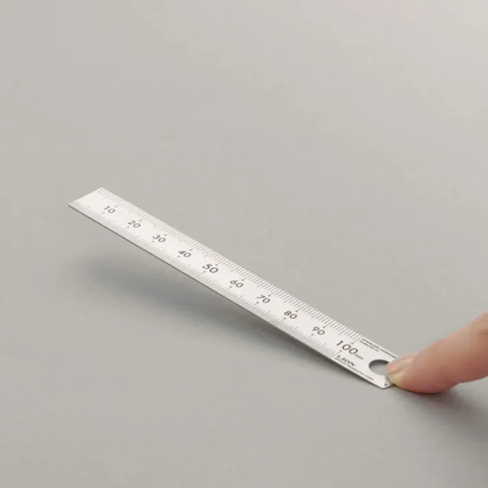 ライオン事務器(LION) ステンレス定規 10cm EA720YG-6 4550061918715【別送品】