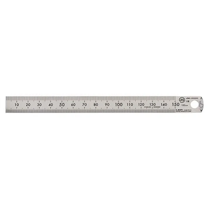 ライオン事務器(LION) 15cm ステンレス定規 EA720YG-7 4550061918722(CDC)【別送品】