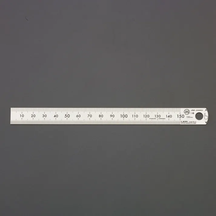 ライオン事務器(LION) ステンレス定規 15cm EA720YG-7 4550061918722【別送品】