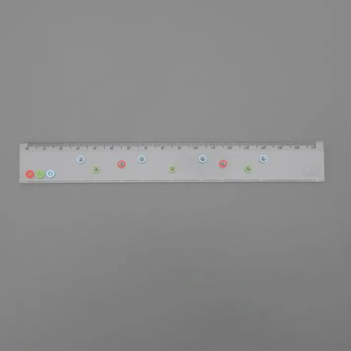 ESCO 17cm 分割定規 EA720YG-101 4550061926963(CDC)【別送品】
