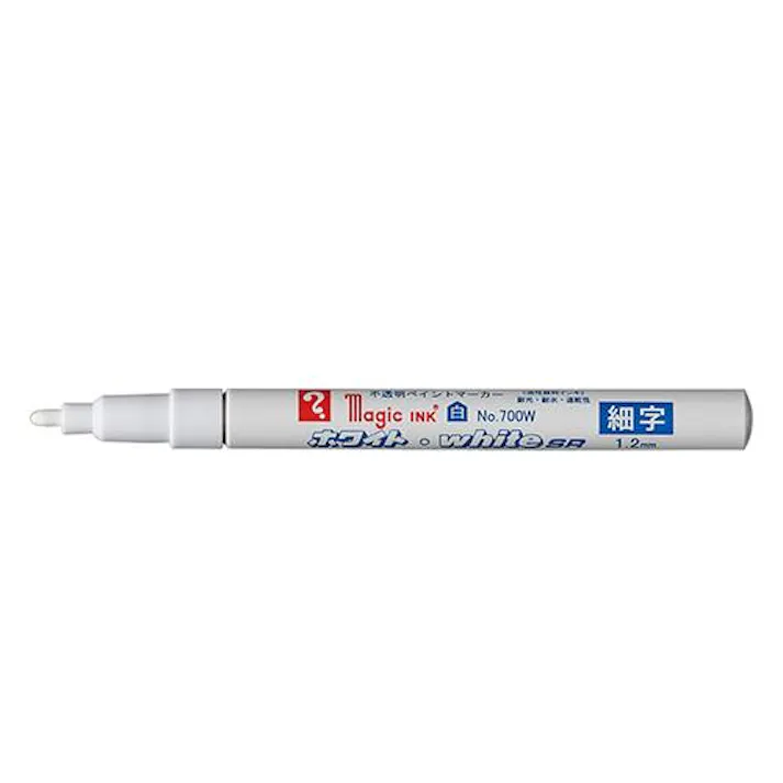 ESCO 白/細字 マジックインキ(10本) EA765MJ-16C 4550061967232(CDC)【別送品】