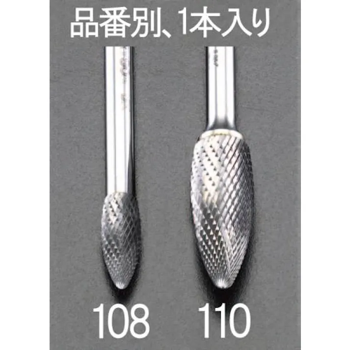 ESCO 8 x19mm /6mm軸 超硬カッター(ステンレス用) EA819JK-108 4518340075511(CDC)【別送品】