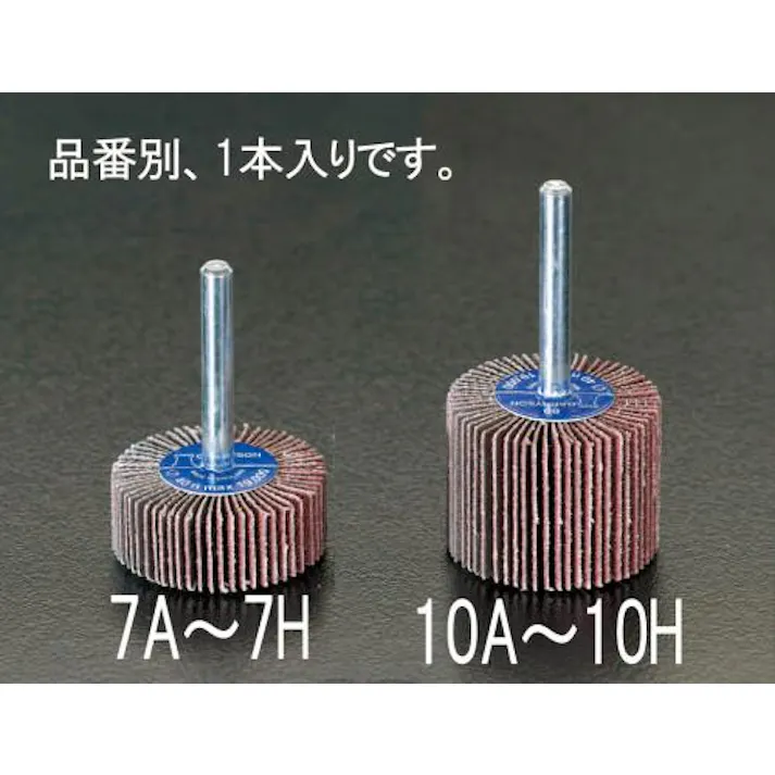 ESCO # 60 40x30mm/6.0mm軸 フラップホイール EA819AE-10B 4518340083684(CDC)【別送品】