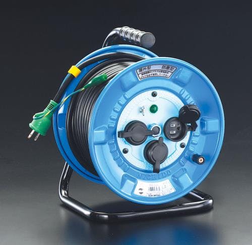 日動工業 コードリール(防雨型/アース付) AC125V/22A/30m EA815FA-1 4518340151369【別送品】