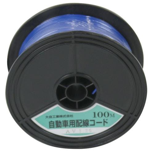 大自工業(Meltec) 自動車用コード 1.25平方ミリメートルx30m [青] EA812JY-58 4518340163867【別送品】
