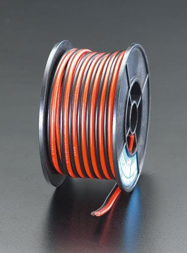 大自工業(Meltec) 自動車用コード 1.25平方ミリメートルx10m [赤/黒] EA812JY-62 4518340163881【別送品】