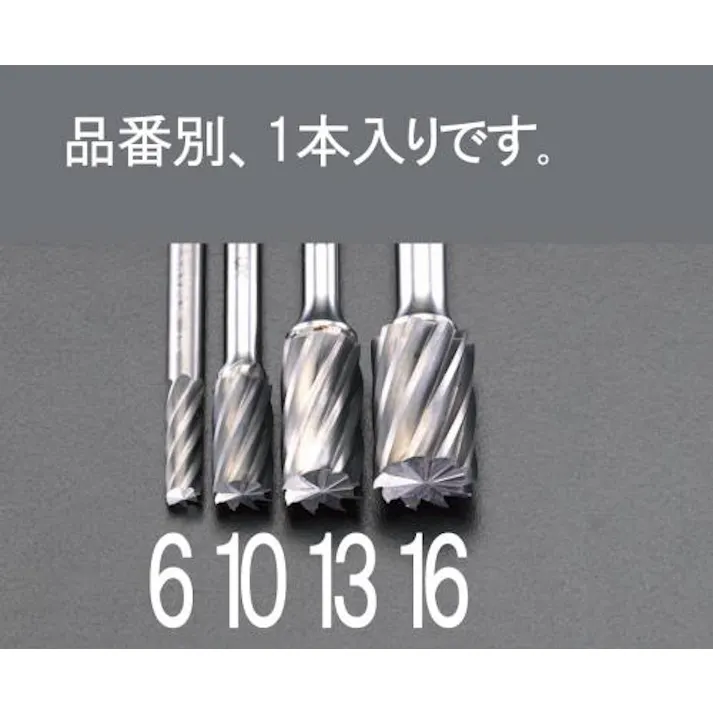 ESCO 12x25mm 超硬カッター(アルミ用/End Cut) EA819JW-13 4518340170445(CDC)【別送品】