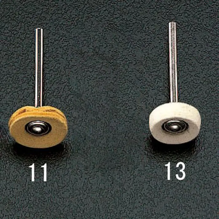 ナカニシ 軸付革バフ(3mm軸) 23x8mm EA819EB-11 4518340190818【別送品】