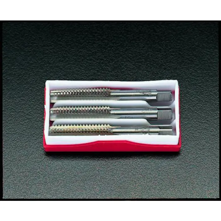 ESCO M10 x1.25 ハンドタップ3本組(SKS2) EA829EB-10B 4518340304475(CDC)【別送品】