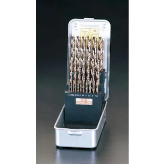 ストレートドリル(Co-HSS) 1.0-13mm/25本組 EA824BC-25 4518340321144【別送品】