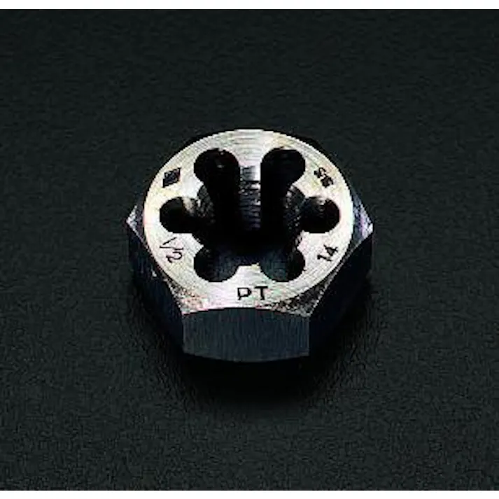 六角ダイス(PT/SKS2) 1/8”x28 EA829MG-1 4518340389076【別送品】
