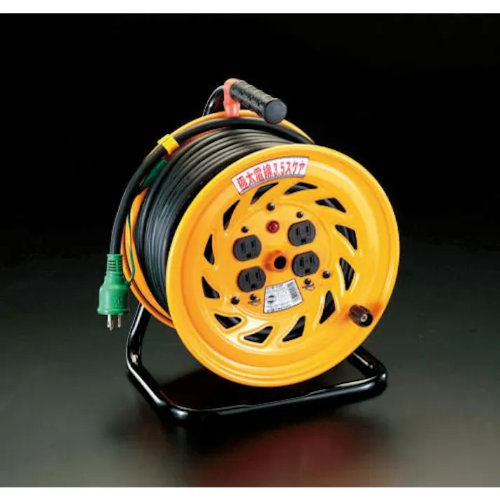 日動工業 コードリール(極太/アース付) AC125V/15A/30m EA815DT-1 4518340433519【別送品】