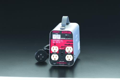 日動工業 降圧トランス AC200V→AC100V/2.0KVA EA815ZE-2 4518340434134【別送品】