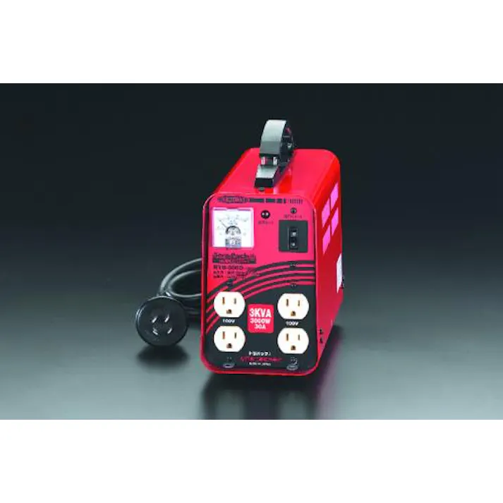 日動工業 AC200V→AC100V/3.0KVA 降圧トランス EA815ZE-3 4518340434158(CDC)【別送品】