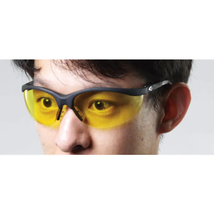 ESCO  保護めがね(アンバー) EA800CG-15 4518340508248(CDC)【別送品】