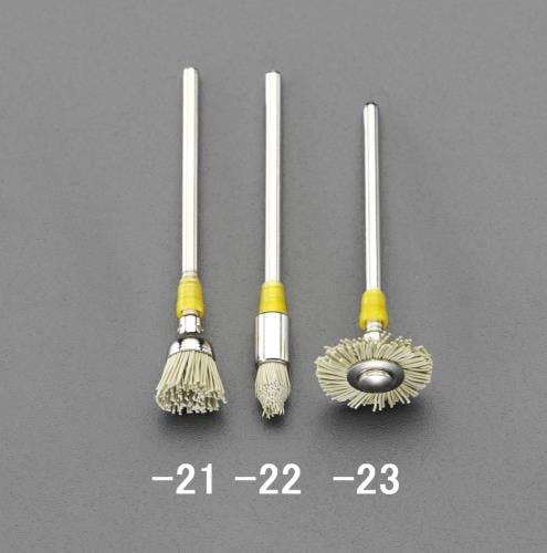 ダイヤモンド砥粒付ポリエステルブラシ(3mm軸) 4.5x9mm EA819DD-22 4518340535275【別送品】