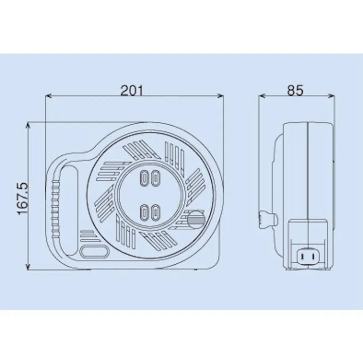 ハタヤリミテッド(HATAYA) コードリール AC125V/15A/5m EA815CD-1 4518340574687【別送品】