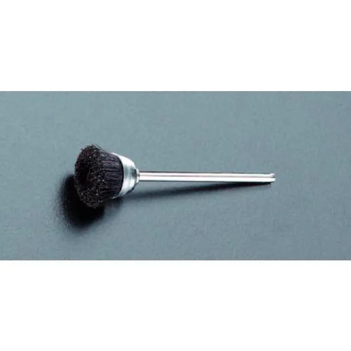 ESCO 14.3mm/3.2mm軸 カップ型軸付ブラシ(豚硬毛) EA819AL-31 4518340577466(CDC)【別送品】