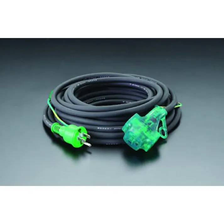 日動工業 延長コード(アース付) AC125V/15A/10m EA815GA-21 4518340614369【別送品】