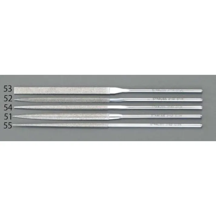 ESCO 140mm/#200 ダイヤモンドニードル鑢(丸) EA826VJ-55 4518340674172(CDC)【別送品】