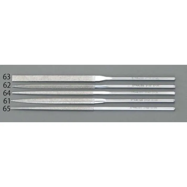 ESCO 140mm/#140 ダイヤモンドニードル鑢(平) EA826VJ-63 4518340674202(CDC)【別送品】