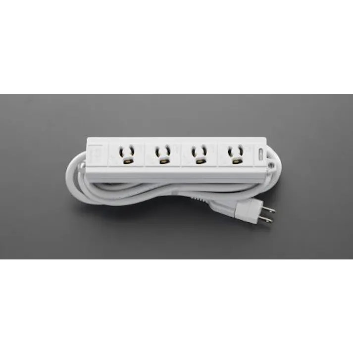 エレコム タップ(4口・ヌケドメ・マグネット付) AC125V/15Ax3m EA815GL-37 4518340688179【別送品】