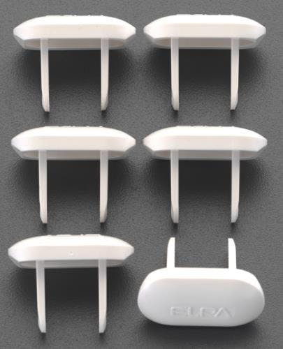 朝日電器(ELPA) 安全キャップ/2Pコンセント用(白/6個) EA815HZ-5 4518340688551【別送品】