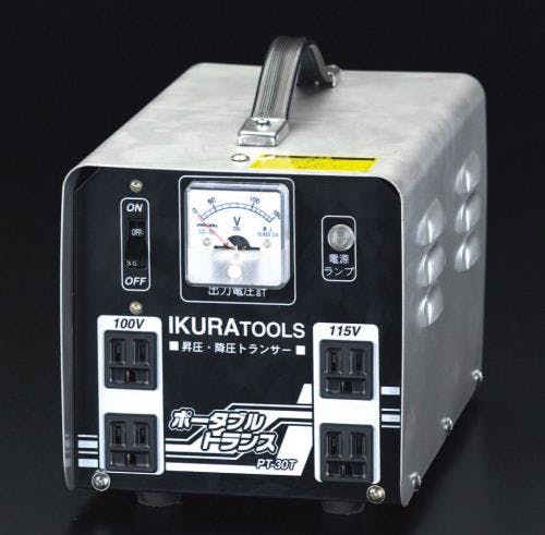育良精機 ポータブルトランス[昇降圧兼用] EA815XB-1 4518340784147【別送品】