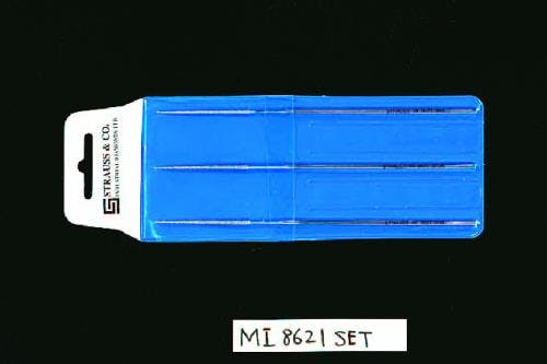 ダイヤモンドヤスリ(丸・3本組/粗・中・細目) 140mm EA826VH-3 4518340868632【別送品】