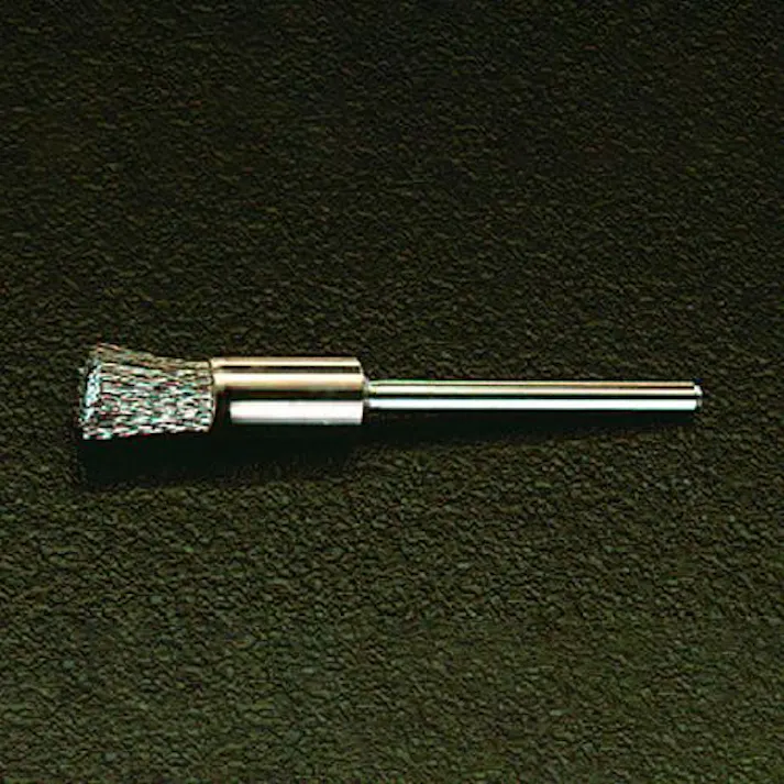 ミニター 8mm /3.0mm軸 エンド型軸付ブラシ(ステンレス製) EA819AH-12 4518340884571(CDC)【別送品】