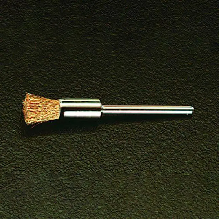 ミニター 8mm /3.0mm軸 エンド型軸付ブラシ(真鍮製) EA819AH-22 4518340884601(CDC)【別送品】