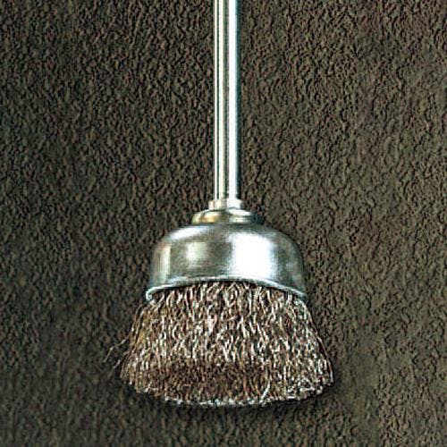 ミニター カップ型軸付ブラシ(ステンレス製) 16mm/3.0mm軸 EA819AL-12 4518340884915【別送品】