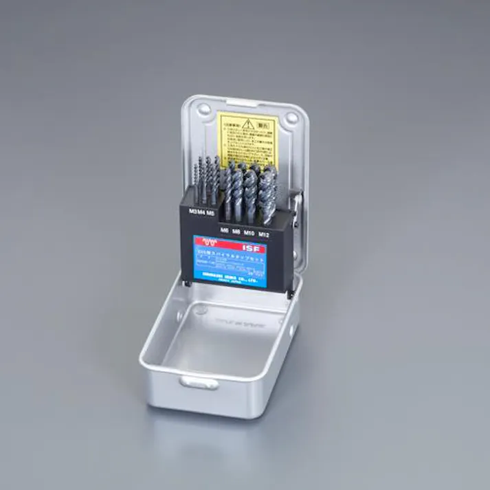 ESCO M3-M12 スパイラルタップセット(SUS用) EA829DS-6 4518340926325(CDC)【別送品】