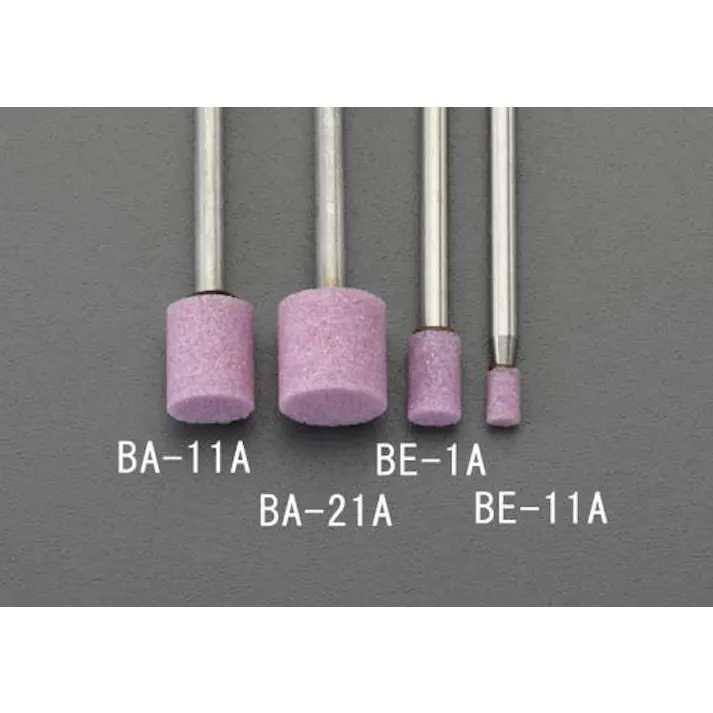 ESCO 3x5mm/3mm軸 軸付砥石(赤) EA819BE-11A 4518340937352(CDC)【別送品】