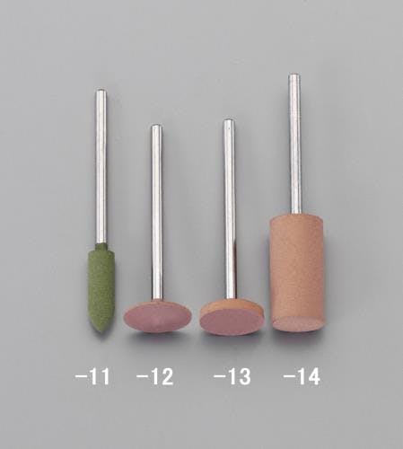 ミニター 軸付ゴム砥石(2.34mm軸) 12x3mm EA819ED-12 4518340945913【別送品】