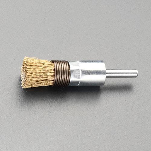 錦 軸付ブラシ(エンド型 スチール製) 10mm/6.0mm軸 EA819BT-5 4548745006056【別送品】