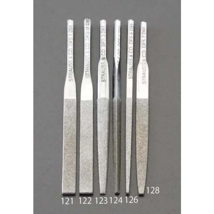 ダイヤモンド鑢(先細・ショート/#140) 5.2x1.5x85mm EA826VM-128 4548745043884【別送品】