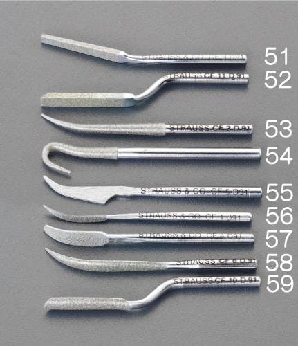 ダイヤモンド鏝やすり(丸/#140) 55mm/3.0mm軸 EA826VR-54 4548745044430【別送品】