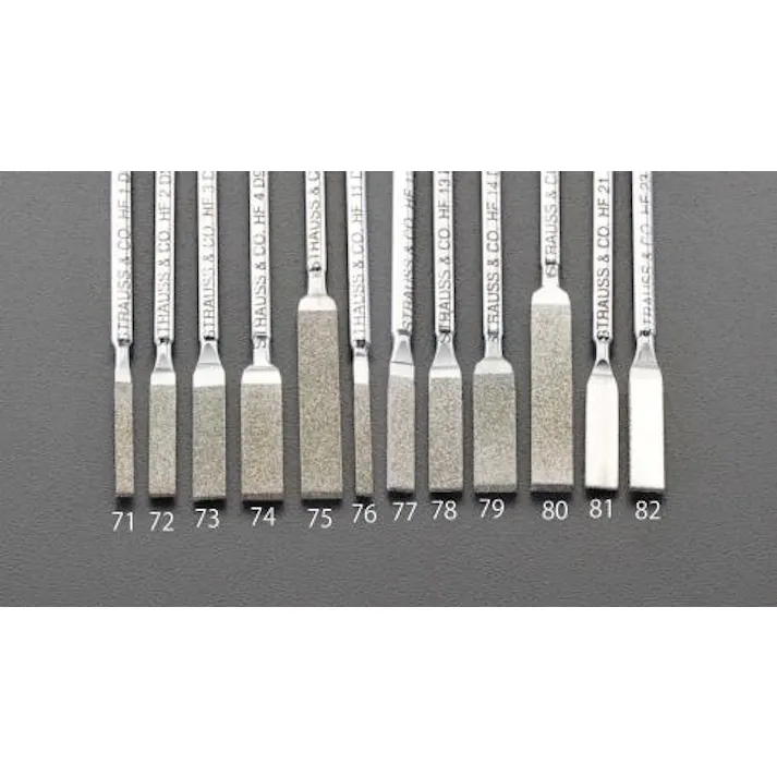 ダイヤモンド鑢(平・ショート/#140) 3.2x1.3x50mm EA826VM-77 4548745044515【別送品】
