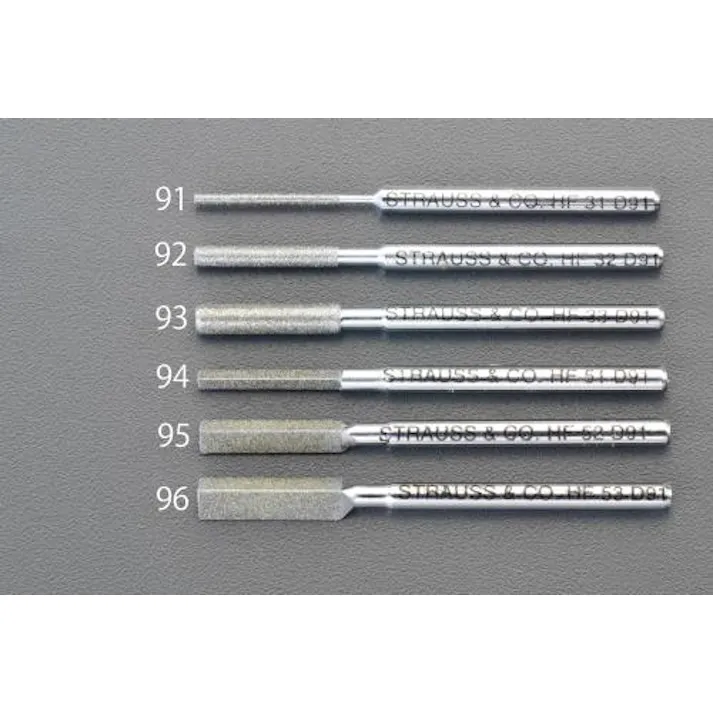 ダイヤモンド鑢(丸・ショート/#200) φ1.3x50mm EA826VM-91 4548745044782【別送品】