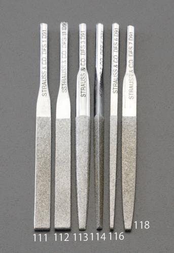 ダイヤモンド鑢(先細・ショート/#200) 5.2x1.5x58mm EA826VM-118 4548745045338【別送品】