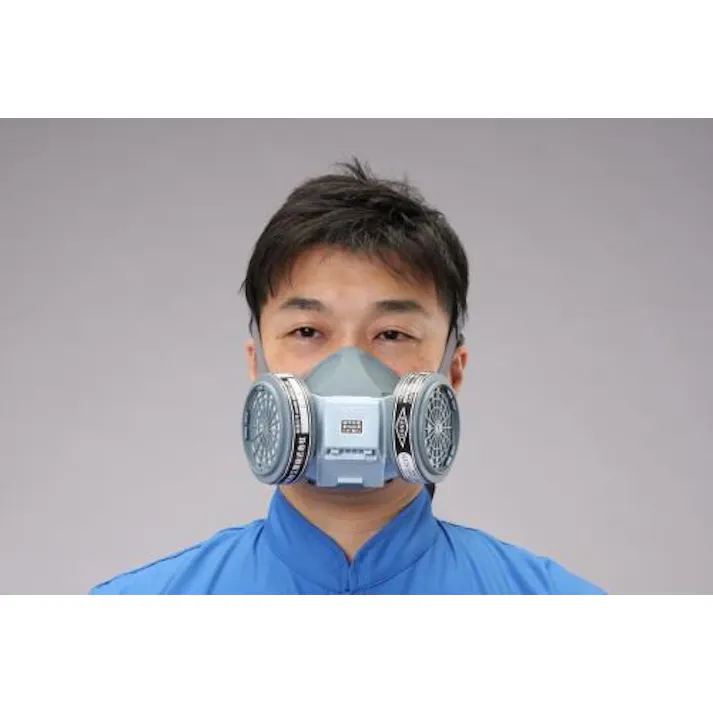 三光化学工業 吸収缶交換マスク(2缶式) EA800MS-7A 4548745112511(CDC)【別送品】