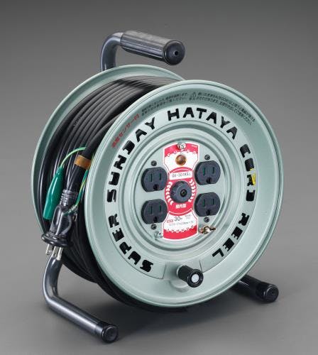 ハタヤリミテッド(HATAYA) コードリール(アース付) AC125V/15A/30m EA815BL-30E 4548745167900【別送品】