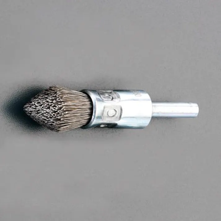 ESCO 25x15mm/6.0mm軸 軸付ブラシ(筒型・ステンレス製) EA819BK-17 4548745200676(CDC)【別送品】