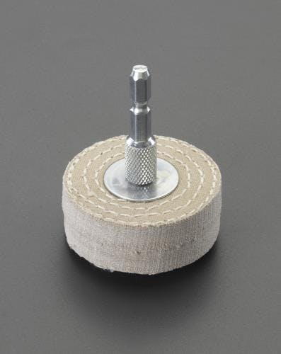 軸付布バフ(6角軸) 100mm EA819AX-8 4548745253436【別送品】